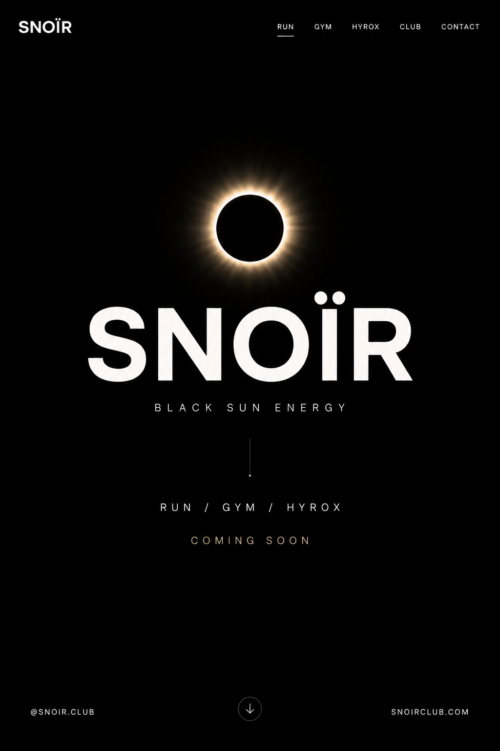 SNOÏR — Black Sun Energy